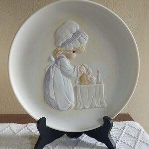 Precious Moments 1983 Loving Thy Neighbor Ltd Ed Plate